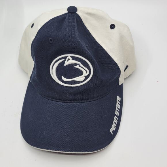 Penn State Nittany Lions Zephyr Blue White Strap Back Cap Hat Adjustable - Picture 5 of 10
